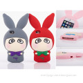 Rabbit Cartoon Silicone Case for iPhone 5